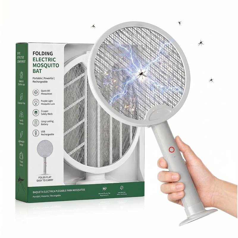 2-in-1 Foldable Electric Fly Swatter