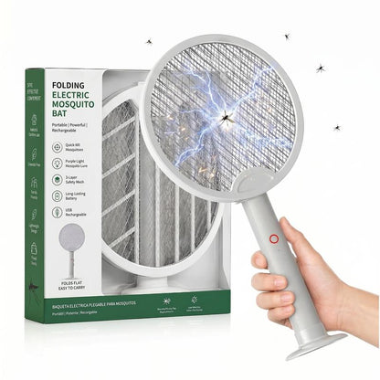 2-in-1 Foldable Electric Fly Swatter