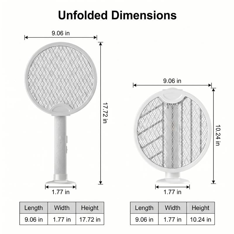2-in-1 Foldable Electric Fly Swatter