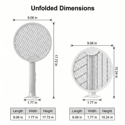 2-in-1 Foldable Electric Fly Swatter