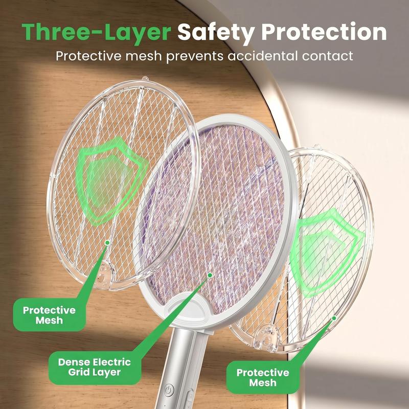 2-in-1 Foldable Electric Fly Swatter