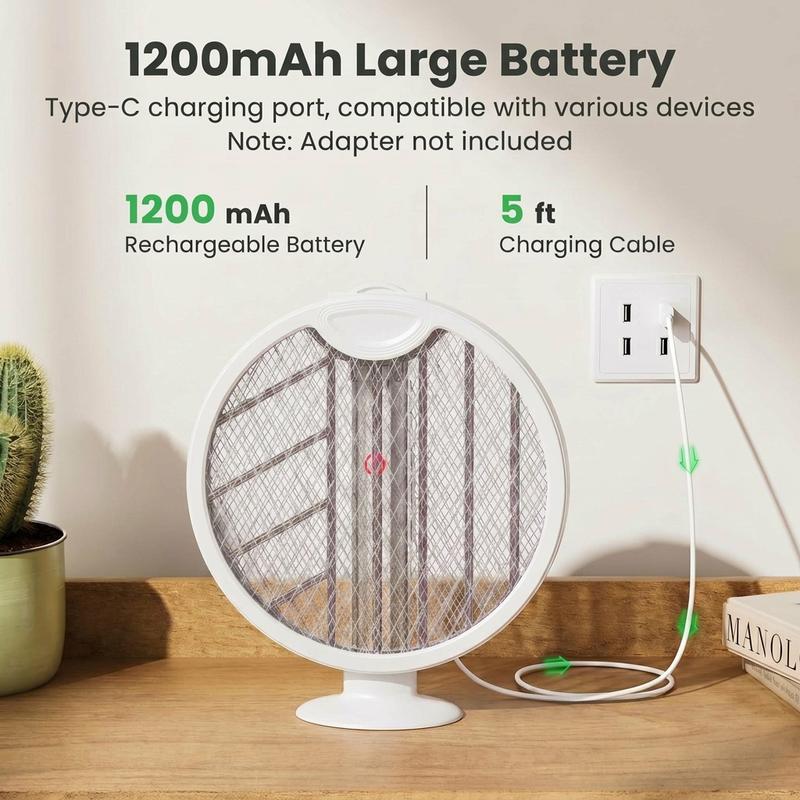 2-in-1 Foldable Electric Fly Swatter